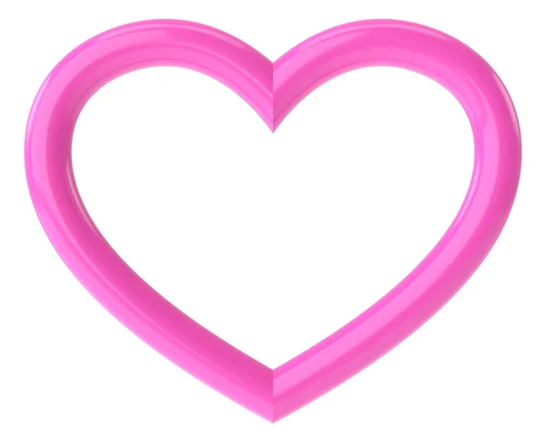 Coração Decoração Cartão Valentine Ilustração — Fotografia de Stock