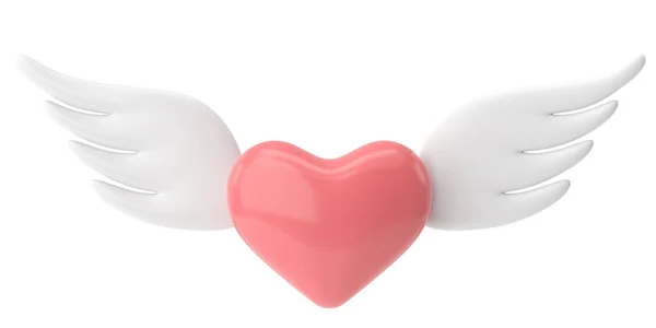 Hart Cupido Valentijnskaartdecoratie Illustratie — Stockfoto