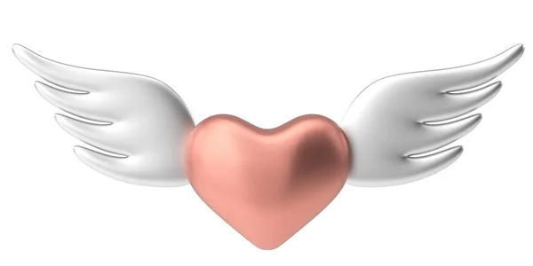 Heart Cupid Valentine Card Decoration Illustration — Stock Photo, Image