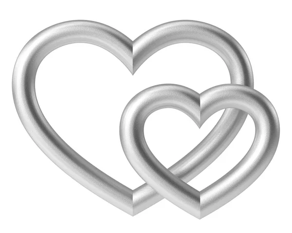Corazón Decoración Tarjetas Valentine Ilustración — Foto de Stock