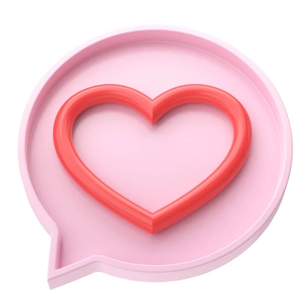 Liebessymbol Valentinstagsdekoration — Stockfoto