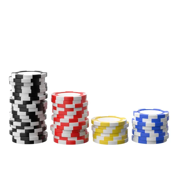 Fichas Casino Chip — Fotografia de Stock