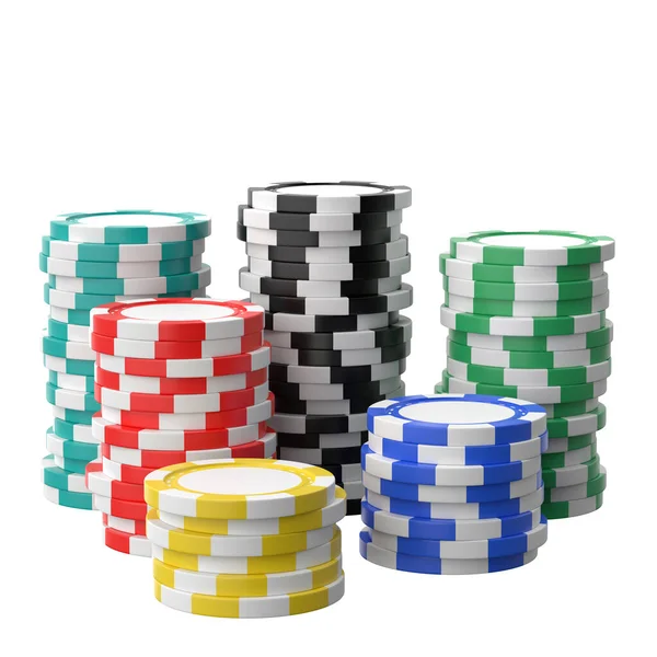Casino Chips Chip — Stockfoto