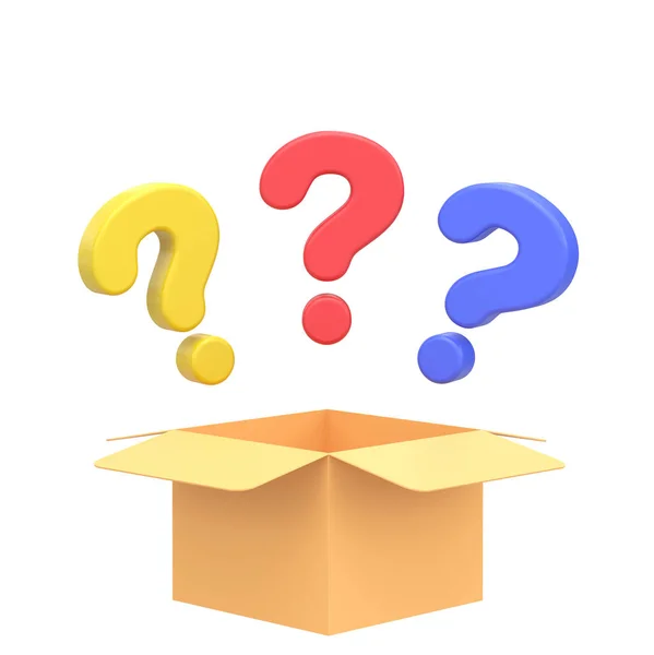 Mystery Box Lucky Box Element — Stock Photo, Image
