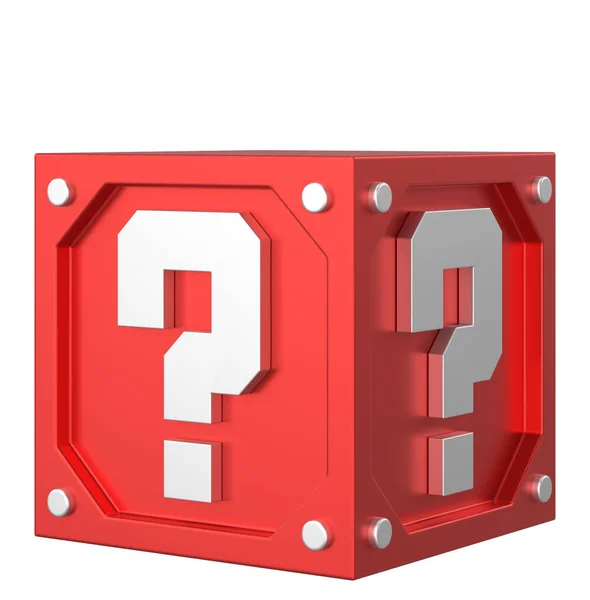 stock image Mystery box. Lucky box. 3D element. 3D illustration.
