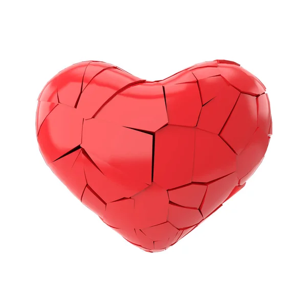 Corazón Roto Icono Ilustración —  Fotos de Stock