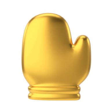 Eldiven. 3 Boyutlu Noel ögesi.