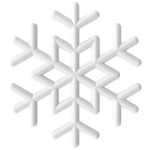 Snowflake Christmas Decoration Illustration — Stock Photo, Image