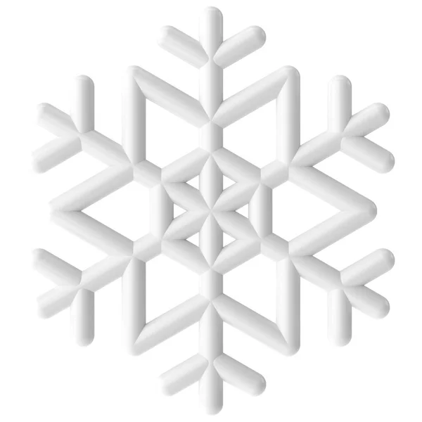 Śnieżynka Świąteczne Dekoracje Ilustracja — Zdjęcie stockowe