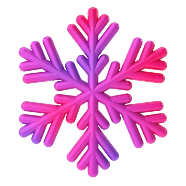 Floco Neve Elemento Natal — Fotografia de Stock