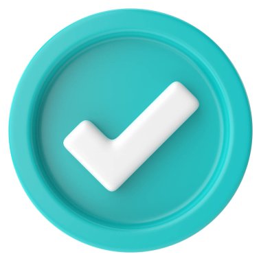 İşaretle. Hesap kutusu. 3B illüstrasyon.