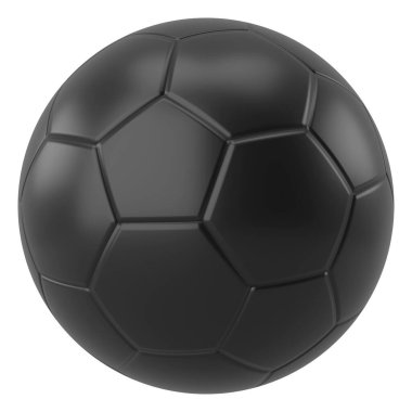 Futbol mu? - Futbol. 3B illüstrasyon.