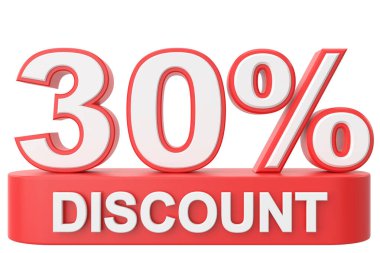 Yüzde 3D 30 indirim. % 30 indirim. % 30 indirimli.