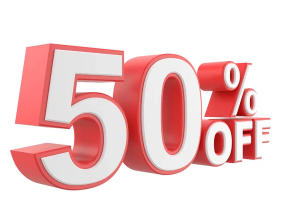 Fifty Percent Sale — Stock Photo, Image