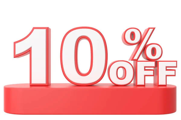 Ten Percent Sale — Stock Photo, Image