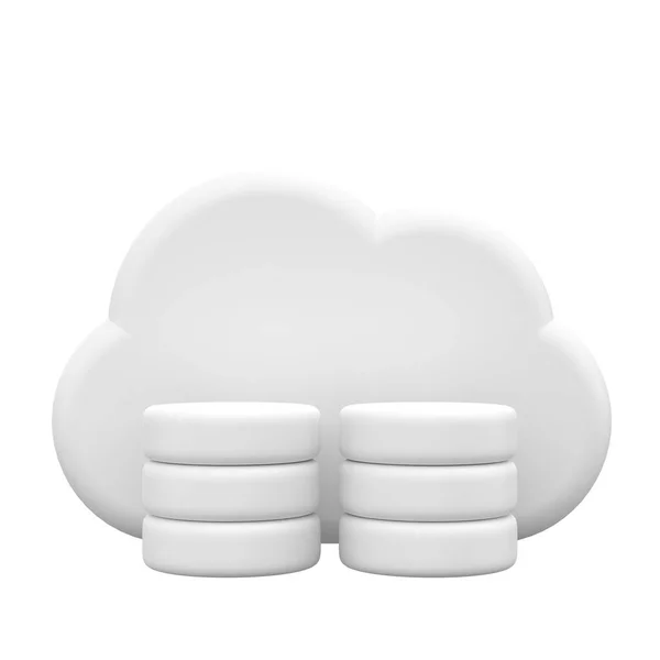 Cloud Database Element Ikon - Stock-foto