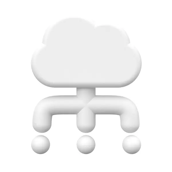 Cloud Netwerk Element — Stockfoto