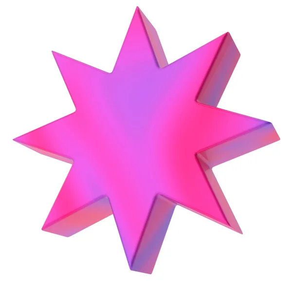Forma Estrella Forma Geométrica — Foto de Stock