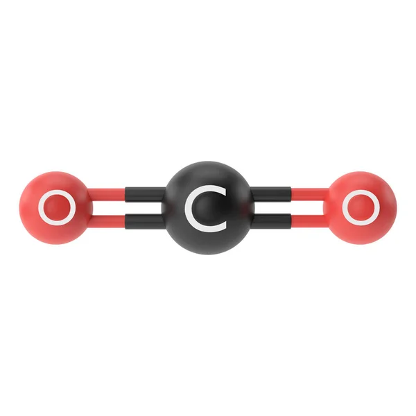 Co2 Chemický Vzorec Oxidu Uhličitého Chemická Struktura — Stock fotografie