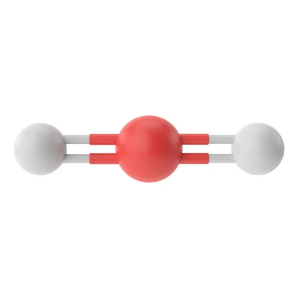 Co2 Kohlendioxid Chemische Formel Chemische Struktur — Stockfoto