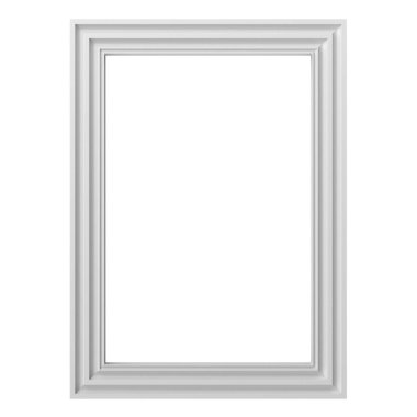 3 boyutlu çerçeve. Modern çerçeve. 3B illüstrasyon.