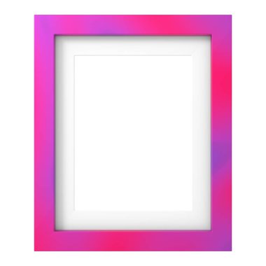 3 boyutlu çerçeve. Modern çerçeve. 3B dekorasyon.