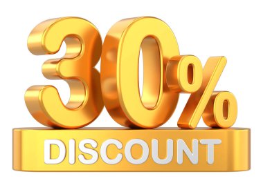 Yüzde 3D 30 indirim. % 30 indirim. % 30 indirimli.