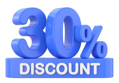 Yüzde 3D 30 indirim. % 30 indirim. % 30 indirimli.