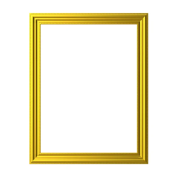 Moldura Moldura Dourada Ilustração — Fotografia de Stock