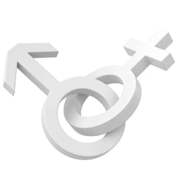 Ikona Płci Ikona Ilustracja — Zdjęcie stockowe