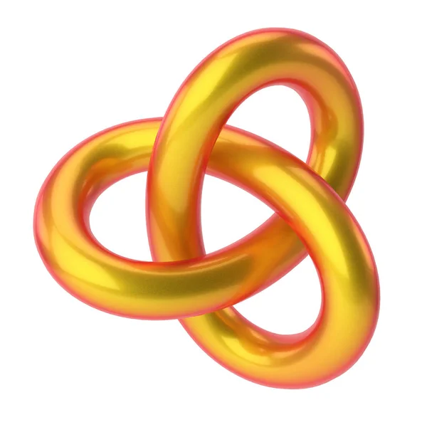 Torus Knot Shape Geometric Shape — Stock Photo, Image