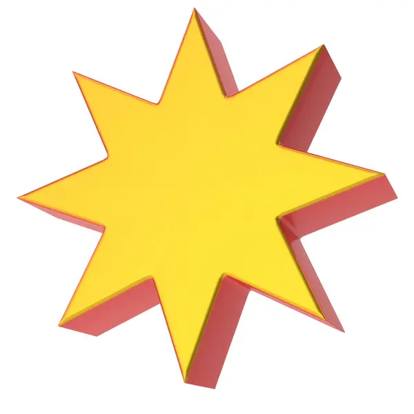 Forma Estrela Forma Geométrica — Fotografia de Stock