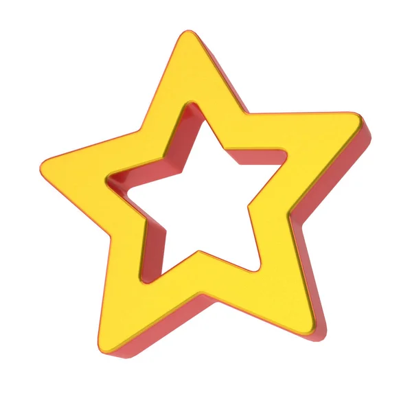 Forma Estrella Forma Geométrica — Foto de Stock