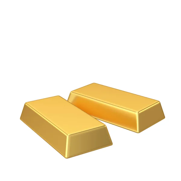 Zlaté Cihly Zlaté Zlato Zlatý Ingot Ilustrace — Stock fotografie