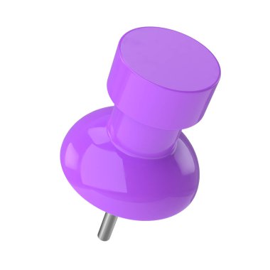 Üç boyutlu pim. Pimi çek. 3B öge.