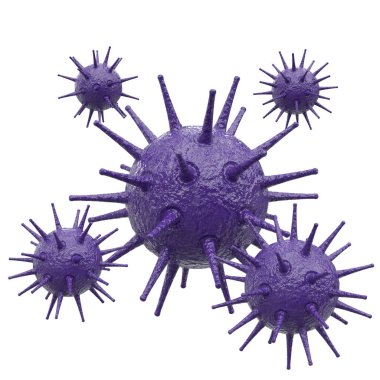 3D virus. Corona Virus Disease. 3D element. clipart