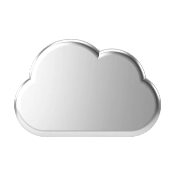 Partially Cloudy Weather Icon Climate Icon Element — Stock Photo, Image