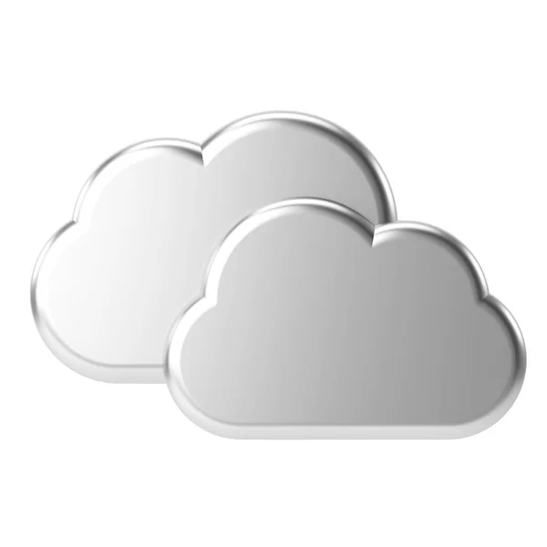 Chmury Ikona Pogody Ikona Klimatu Element — Zdjęcie stockowe