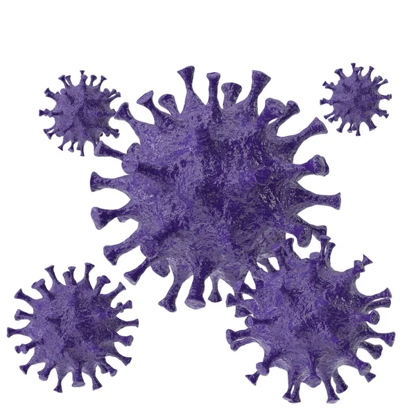 stock image 3D virus. Corona Virus Disease. 3D illustration.