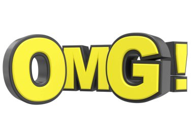 - Aman Tanrım! 3D OMG kısaltması.