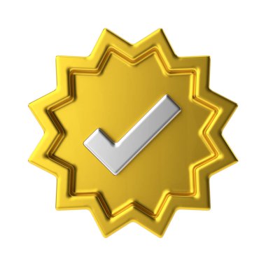 3 boyutlu kutucuk simgesi. 3B kontrol listesi.