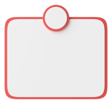 Üç boyutlu mesaj kutusu. İçerik alanı.