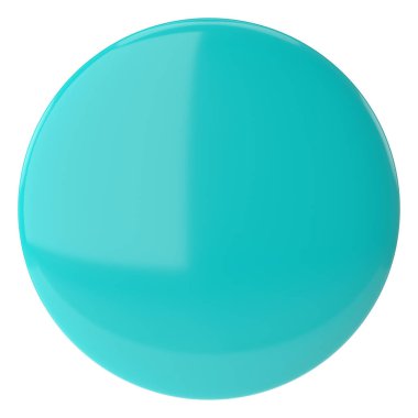 Üç boyutlu düğme. Boş tuş. 3B illüstrasyon.