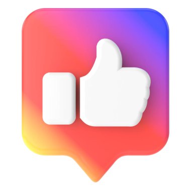 3D, ikon gibi. Üç boyutlu simge. 3B illüstrasyon.