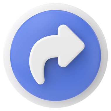 Simgeyi paylaş. Paylaş düğmesi. 3B illüstrasyon.