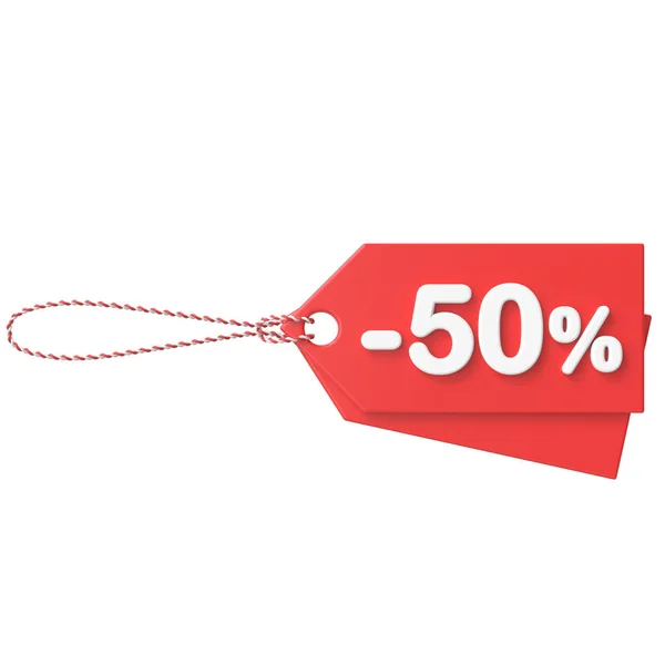 Fünfzig Prozent Verkauf Verkauf Ausverkauf — Stockfoto