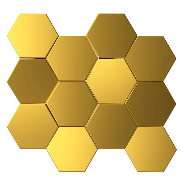 Hexagonform Hexagon — Stockfoto