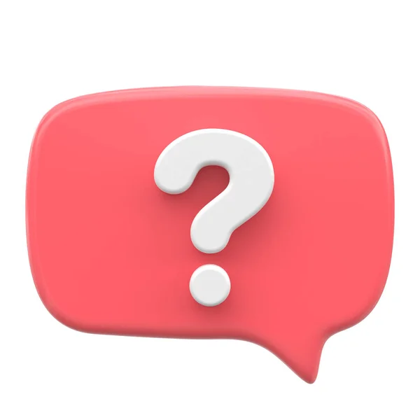Question Mark Sign Icon Live Chat Icon — Stock Photo, Image