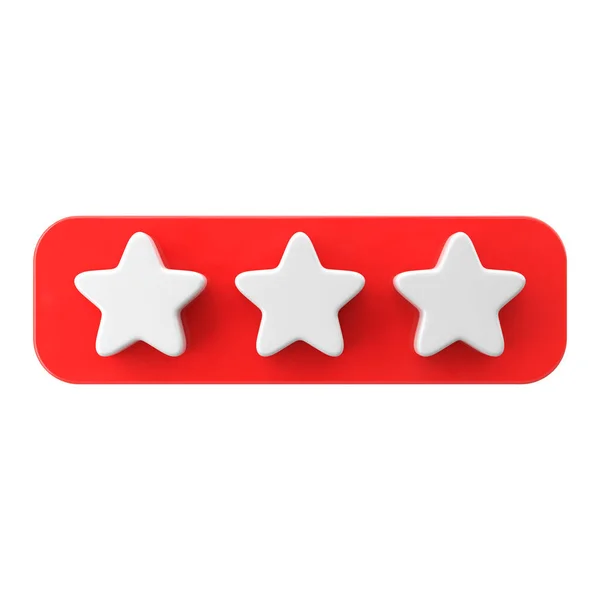 Review Star Star Rating Element — Stock Photo, Image