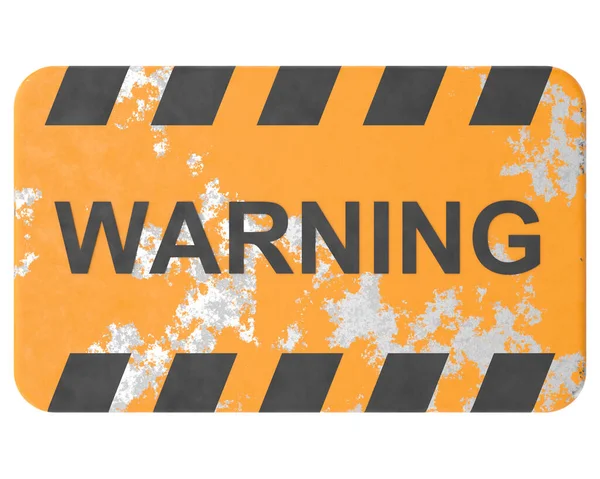 Warning Sign Illustration — Stock Photo, Image